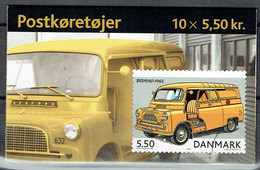 Lars Sjööblom. Denmark 2002. Post Vehicles. Michel 1313 MH. MNH. Signed. - Markenheftchen