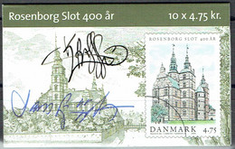 Lars Sjööblom. Denmark 2006. Rosenborg Castle.. Michel 1428 MH. MNH. Signed. - Markenheftchen