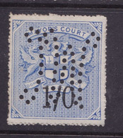 GB Fiscal/ Revenue Stamp.  Mayor's Court 1/- Blue And Black Barefoot 3 Good Used - Fiscale Zegels