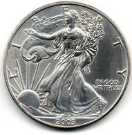 2003 - Stati Uniti 1 Dollar Argento  - Oncia Eagle      ---- - Commemorative