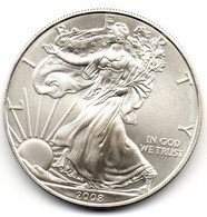 2008 - Stati Uniti 1 Dollar Argento  - Oncia Eagle      ---- - Commemoratifs