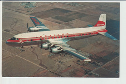 Vintage Pc Western Airlines Douglas Dc-6B Aircraft - 1919-1938: Entre Guerres