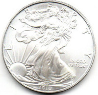 2010 - Stati Uniti 1 Dollar Argento  - Oncia Eagle      ---- - Gedenkmünzen