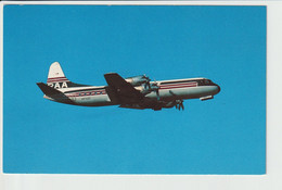 Vintage Pc RAA Reeve Aleutian Airways Lockheed Electra L-188 Aircraft - 1919-1938: Entre Guerres
