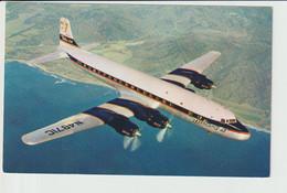 Vintage Pc Delta Airlines Douglas Dc-7 Aircraft - 1919-1938: Entre Guerres