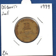 DJIBOUTI - 20 Francs 1999 -  See Photos -  Km 24 - Dschibuti