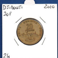 DJIBOUTI - 20 Francs 2010 -  See Photos -  Km 24 - Gibuti