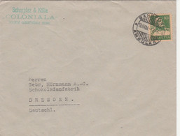 Schweiz Brief Mit BAHNPOST - AMBULANT 1926 Zug 7 Von Bern Nach Dresden - Bahnwesen