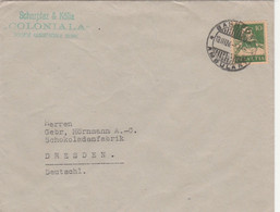 Schweiz Brief Mit BAHNPOST - AMBULANT 1926 Zug 7 Von Bern Nach Dresden - Railway