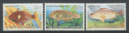 COCOS 1980 N° 50/52 ** Neufs MNH Superbes C 3.25 € Faune Poissons Fishes Balistapus Undulatus Epinephelus Animaux - Kokosinseln (Keeling Islands)
