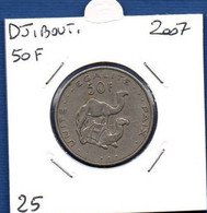 DJIBOUTI - 50 Francs 2007 -  See Photos -  Km 25 - Gibuti