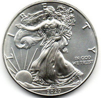 2020 - Stati Uniti 1 Dollar Argento  - Oncia Eagle      ---- - Commemoratifs