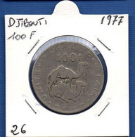 DJIBOUTI - 100 Francs 1977 -  See Photos -  Km 26 - Gibuti