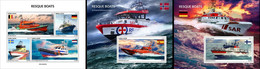 Sierra Leone 2022, Rescue Ships, 4val In BF +2BF - First Aid