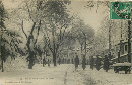 Algerie - Rue Et Fort National En Hiver En 1908 - Tizi Ouzou