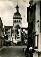Beaune * Rue Et Vue Sur L'église Notre Dame , Ancienne Collégiale * épicerie Buvette GIROD - Beaune