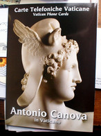 VATICAN 2022, FOLDER "ANTONIO CANOVA", 4 VATICAN TELEPHONE CARDS - Vaticano