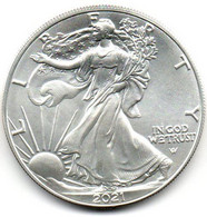 2021 - Stati Uniti 1 Dollar Argento  - Oncia New Eagle      ---- - Commemorative
