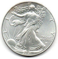 2021 - Stati Uniti 1 Dollar Argento  - Oncia New Eagle      ---- - Conmemorativas