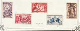 Madagascar YT 193/198 Expo Coloniale Universelle Oblitérés Sauf YT 198 N* - Unused Stamps