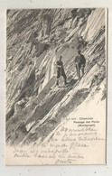 Cp, Sports,alpinisme, 74, MONTANVERT, CHAMONIX, Passage Des Ponts, Dos Simple, Voyagée 1903 - Alpinisme