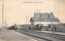 Champagné          72          Intérieur De La Gare . Train    -  2  -   Camp D'Auvours           (voir Scan) - Autres & Non Classés