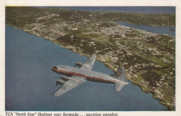 TCA Trans Canada Air Lines North Star Over Bermuda Airline Issue Postcard - 1946-....: Era Moderna