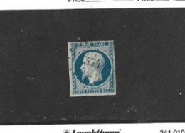 TIMBRE FRANCE N° 10  1852 OBLITERE - 1852 Louis-Napoleon