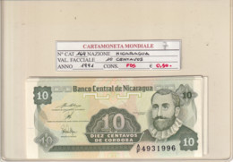 NICARAGUA 10 CENTAVOS 1991 P169 - Nicaragua