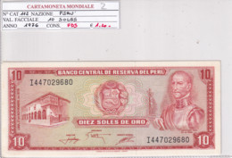 PERU' 10 SOLES 1976 P112 - Pérou