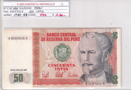 PERU' 50 INTIS 1987-88 P131 - Pérou