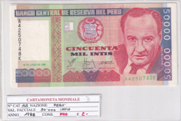 PERU' 50000 INTIS 1988 P142 - Pérou