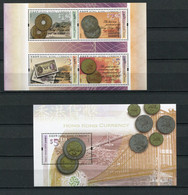 Hong Kong - Block Nr. 132 Und 133 - "Münzen Und Banknoten Aus Hong Kong" ** / MNH (aus Dem Jahr 2004) - Hojas Bloque