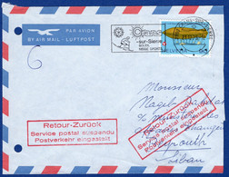 Postverkehr Mit Dem Libanon Eingestellt (ac7770) - Lettres & Documents