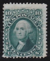 USA     .   Yvert   .   22    (2 Scans)    .       (*)       .    Without Gum - Used Stamps