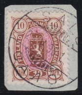Finland         .   Yvert   .   35 On Paper    (2 Scans)    .      O      .    Cancelled - Used Stamps