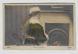Phyllis Dare Ca.1906y Repousse EMBOSSÉE Relief Karte 3D  F211 - Artisti