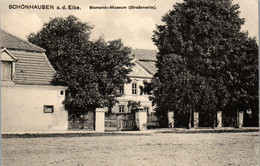 40510 - Deutschland - Schönhausen An Der Elbe , Bismarck Museum - Straßenseite - Gelaufen 1917 - Stendal