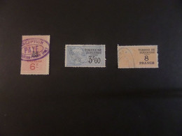 Timbres De Dimension 3F.60, 6F, 8F - Zegels