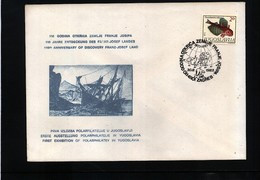 Jugoslawien / Yugoslavia  1983 North Pole - 110 Years Of Discovery Of Franz Josef Land Letter - Arctic Expeditions