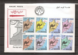 Oman - Chameaux ( FDC Privé De 1967 à Voir) - Oman