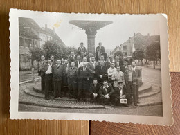 3 X Photos Groupe Café L'hôpital Photo Schach Près De Freyming-Merlebach Saint Avold Creutzwald - Creutzwald