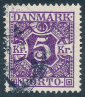 Denmark Danemark Danmark 1924: 5Kr Violet Porto, F-VF Used, AFA P16 (DCDK00335) - Segnatasse