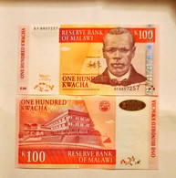 Malawi 100 Kwacha Unc 1989 - Malawi