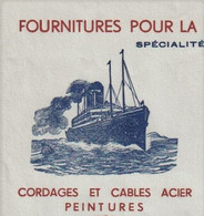 1963 NAVIGATION MARINE FOURNITURES Ets Michel Caporiccio Sète Héraukt > St Uze Drome Emaillerie De La Roche Taillée - 1800 – 1899