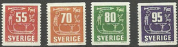 SUECIA 1957 424/426+ A  ** Mnh - Neufs