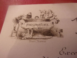 ♥️  CALENDRIER 1ER TRIMESTRE 1894  PHOSPHATINES FALIERES PARIS 6 RUE VICTORIA - Small : ...-1900
