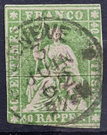 SWITZERLAND 1858 - Canceled - Sc# 40b - Usati