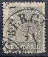 NORWAY 1863-66 - Canceled - Sc# 7 - Used Stamps