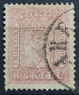 NORWAY 1863-66 - Canceled - Sc# 9 - Usados